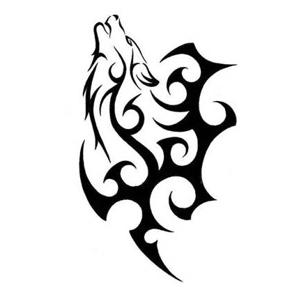 Wolf Tattoo Designs on Wolf 5    9 95   Tattoo Designs  Gallery Of Unique Printable Tattoos