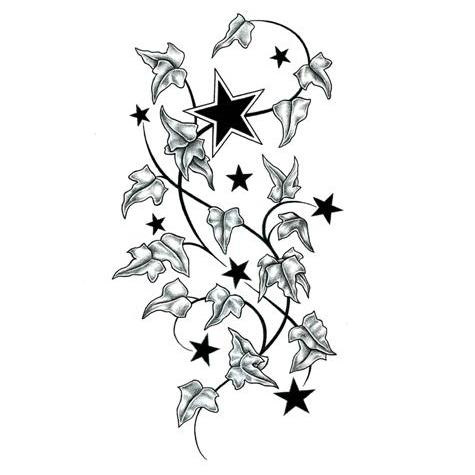 Free Printable Stars Tattoo Designs