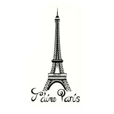 Eiffel Tower Paris Tattoo Design - TattooWoo.com