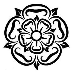 Tribal Yorkshire Rose Tattoo Design - TattooWoo.com